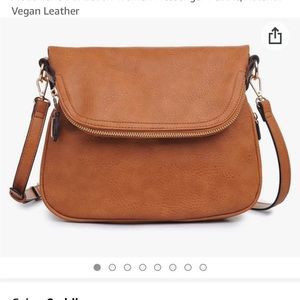 Moda Luxe Brooks Crossbody Bag - Cognac
